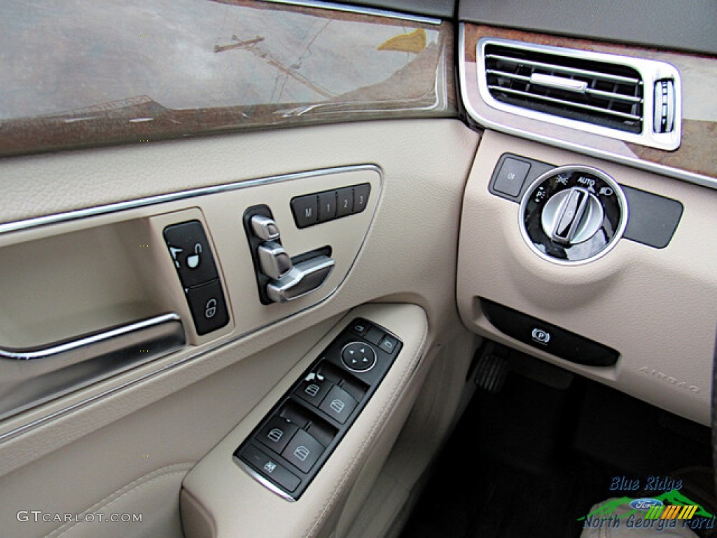 2014 E 350 Sedan - Black / Silk Beige/Espresso Brown photo #21