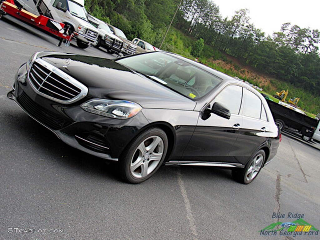 2014 E 350 Sedan - Black / Silk Beige/Espresso Brown photo #24
