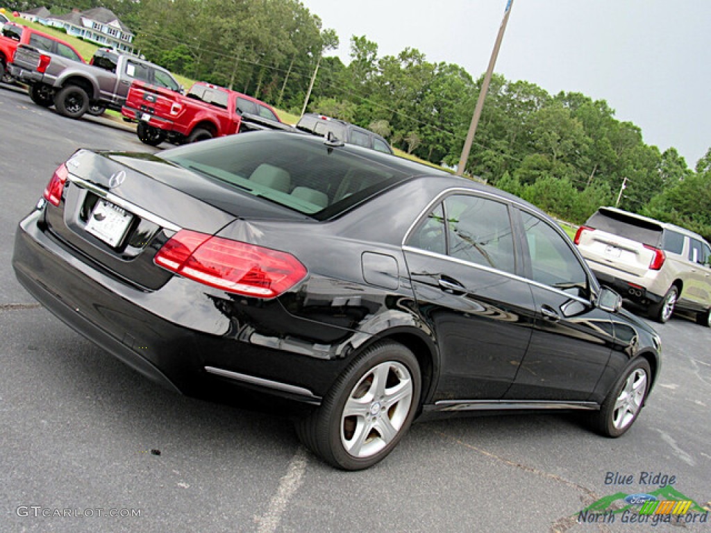 2014 E 350 Sedan - Black / Silk Beige/Espresso Brown photo #26