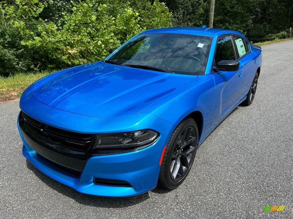 2023 Charger SXT - B5 Blue Pearl / Black photo #2