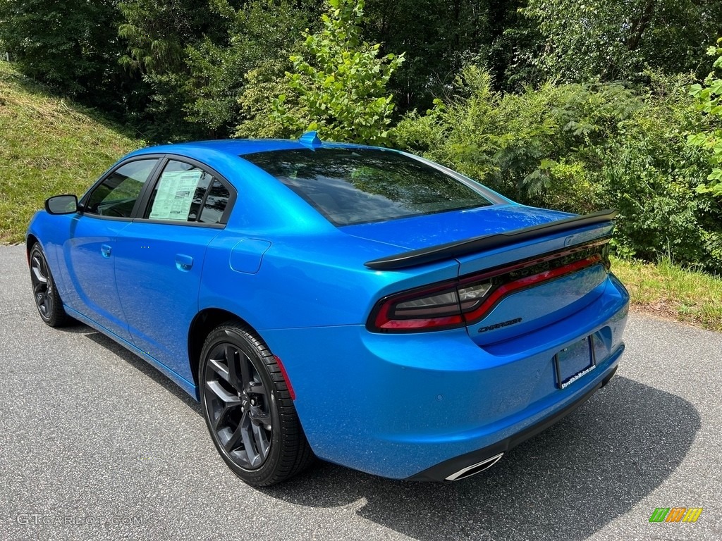 2023 Charger SXT - B5 Blue Pearl / Black photo #8