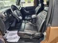 2011 Jeep Wrangler Black Interior Front Seat Photo