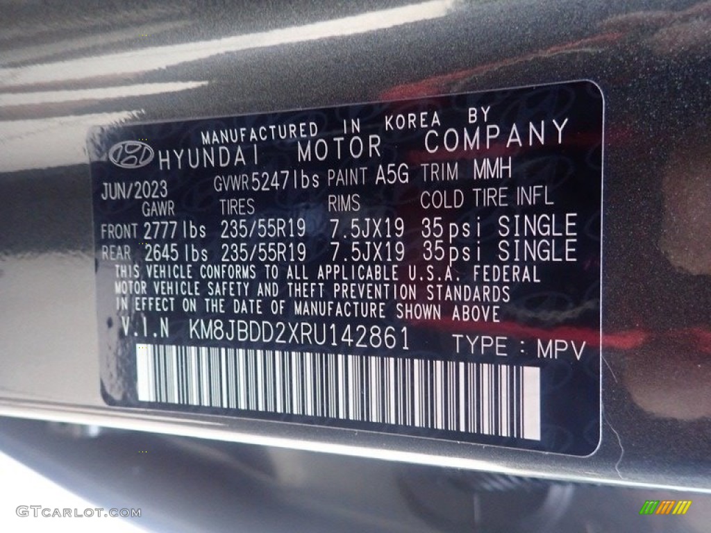 2024 Tucson SEL Plug-In Hybrid AWD - Amazon Gray / Gray photo #18
