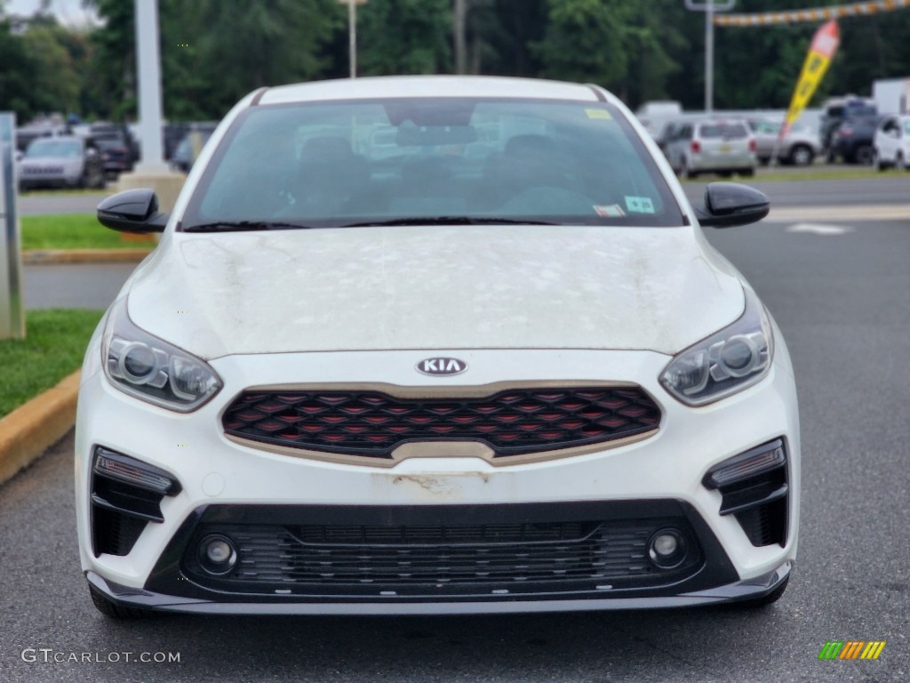 2021 Forte GT-Line - Clear White / Black photo #2