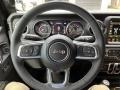 2023 Jeep Gladiator Dark Saddle/Black Interior Steering Wheel Photo