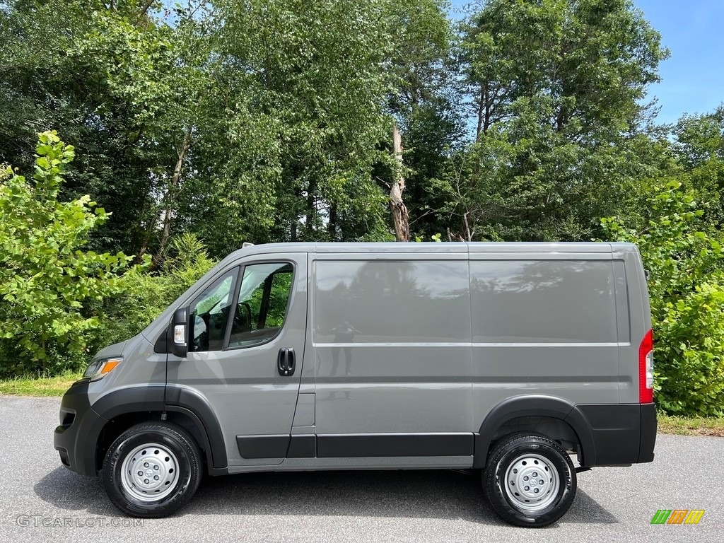 Ceramic Gray 2023 Ram ProMaster 1500 Low Roof Cargo Van Exterior Photo #146445300