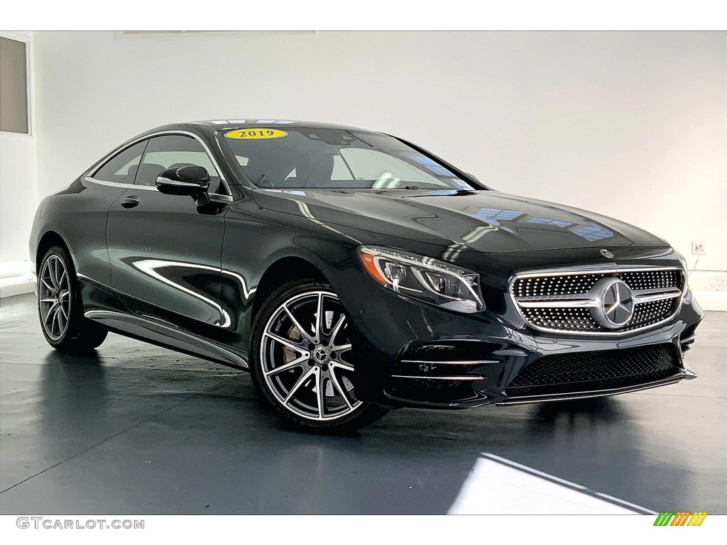 2019 S 560 4Matic Coupe - Magnetite Black Metallic / Black photo #34