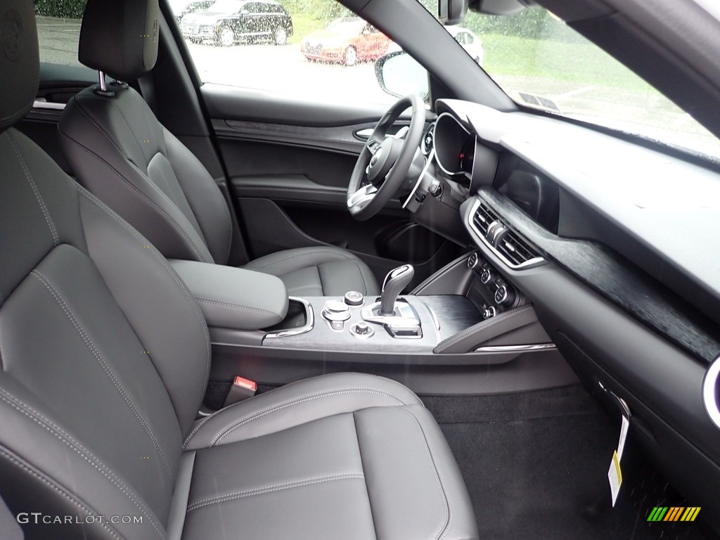 Black Interior 2024 Alfa Romeo Stelvio Sprint AWD Photo #146445554