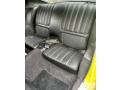 1970 Chevrolet Camaro Black Interior Rear Seat Photo