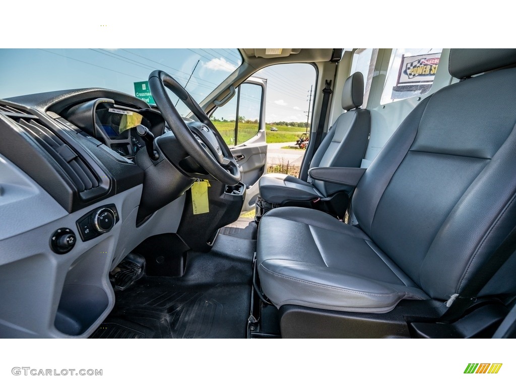 Pewter Interior 2019 Ford Transit Van 350 HR Extended Photo #146446796