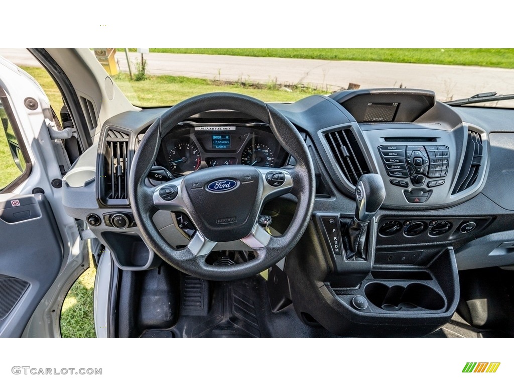 2019 Ford Transit Van 350 HR Extended Pewter Dashboard Photo #146446994