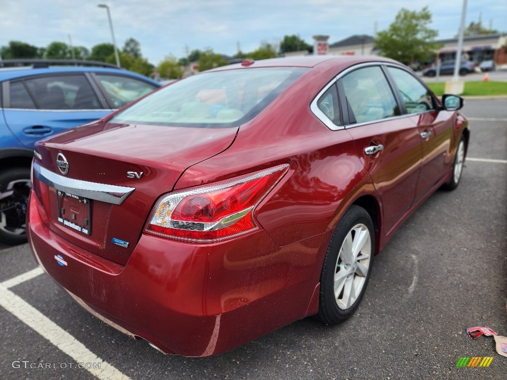 2013 Altima 2.5 SV - Cayenne Red / Beige photo #3