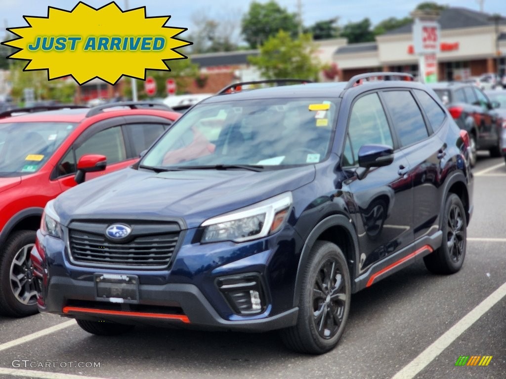 2021 Forester 2.5i Sport - Dark Blue Pearl / Gray photo #1