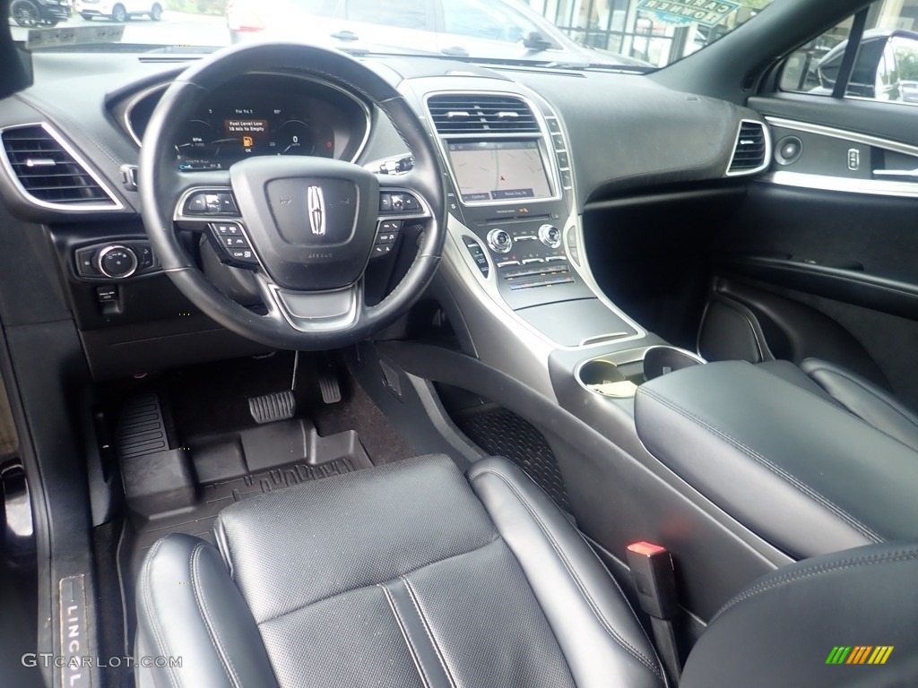 Ebony Interior 2020 Lincoln Nautilus Reserve AWD Photo #146447692