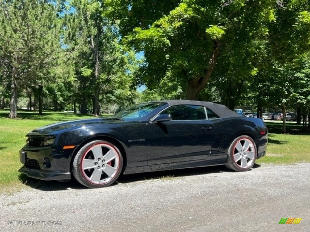 2011 Camaro SS Convertible - Black / Gray photo #18