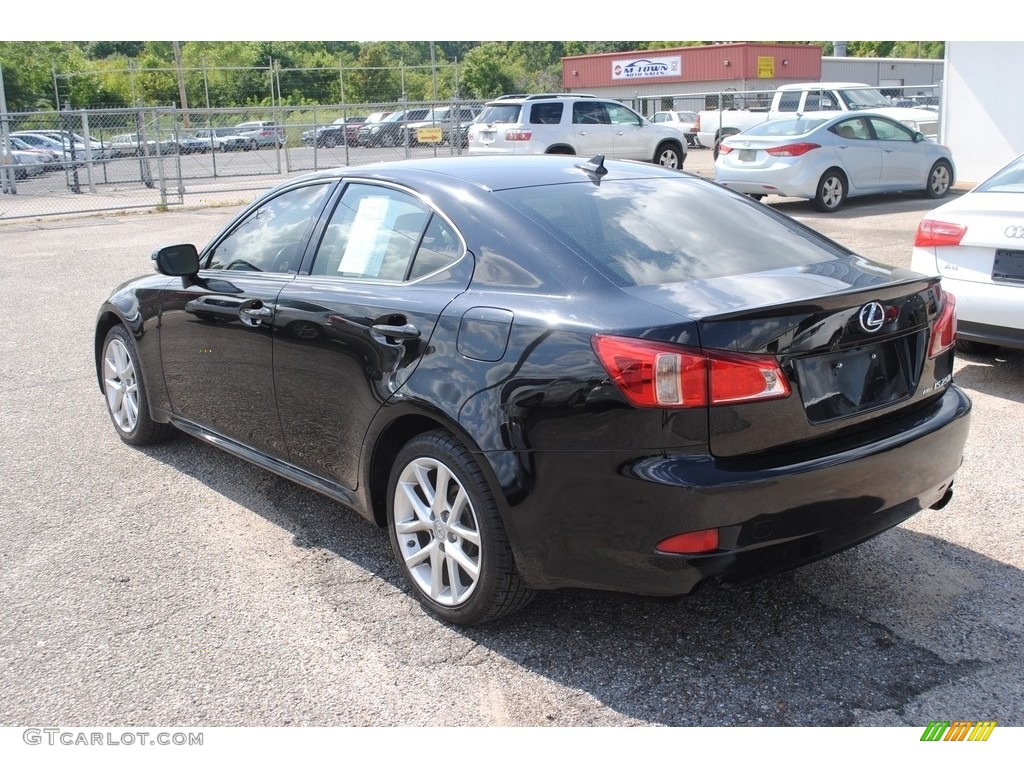 2011 IS 250 AWD - Obsidian Black / Ecru photo #2