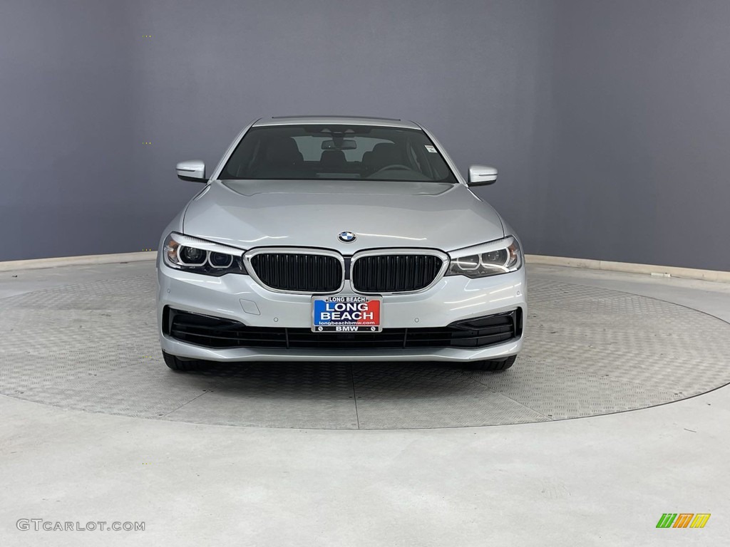 2020 5 Series 530i Sedan - Glacier Silver Metallic / Black photo #2