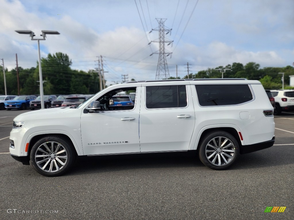 Bright White 2023 Jeep Grand Wagoneer L Series II 4x4 Exterior Photo #146449266