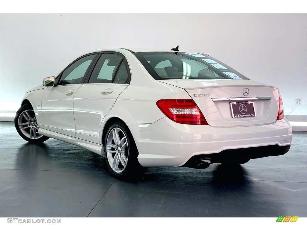 2012 C 250 Sport - Arctic White / Ash photo #10