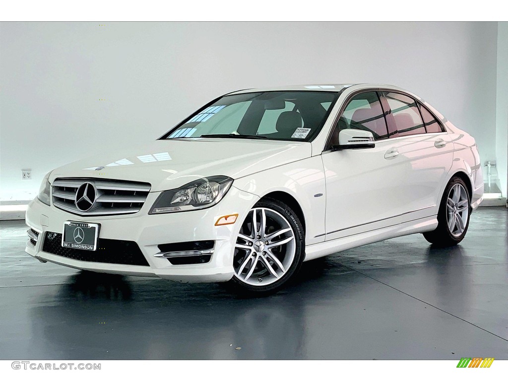 2012 C 250 Sport - Arctic White / Ash photo #12