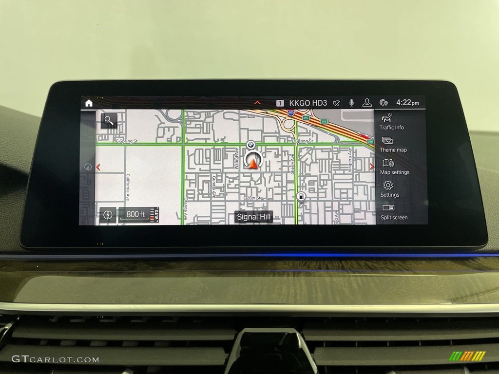 2020 5 Series 530i Sedan - Glacier Silver Metallic / Black photo #23