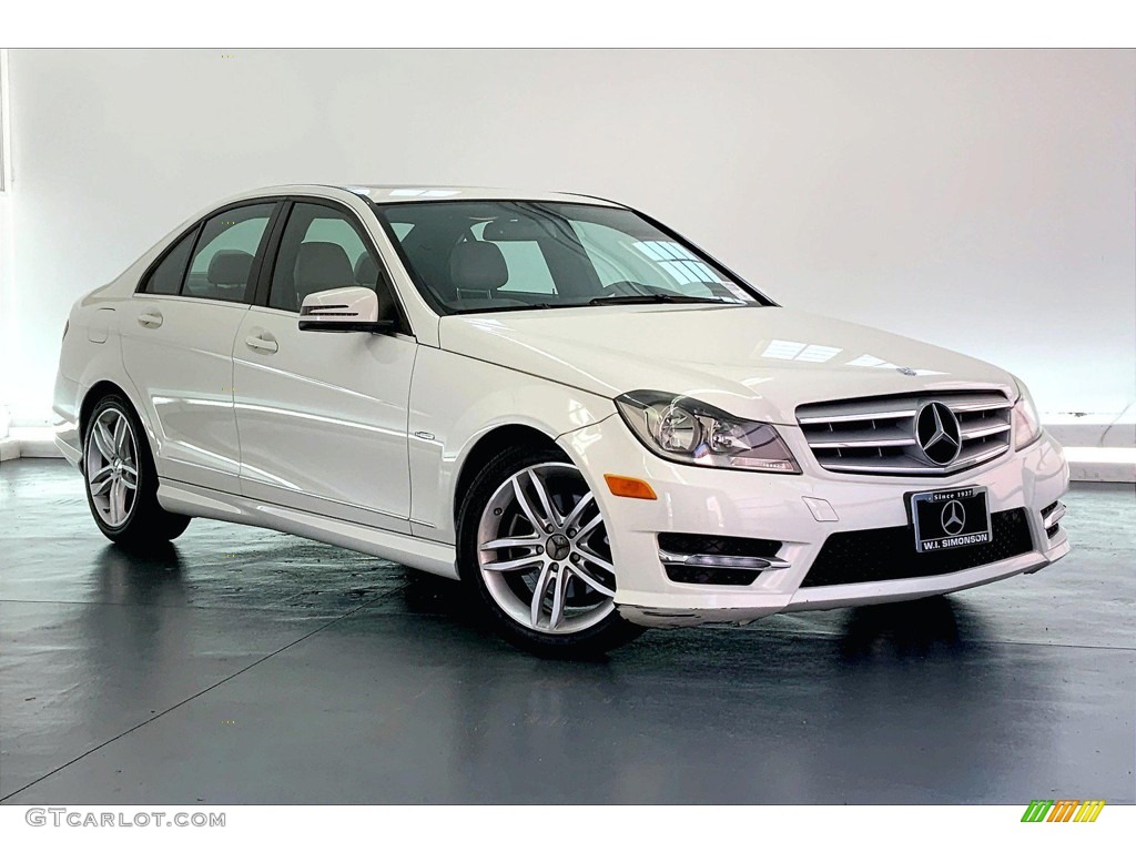 2012 C 250 Sport - Arctic White / Ash photo #33