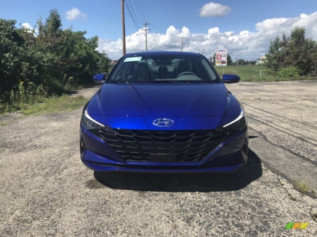 2023 Elantra SEL - Intense Blue / Medium Gray photo #2