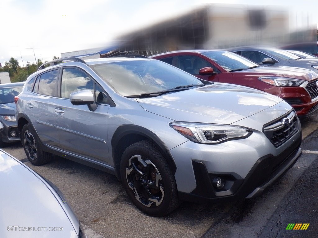 2021 Crosstrek Limited - Ice Silver Metallic / Black photo #1
