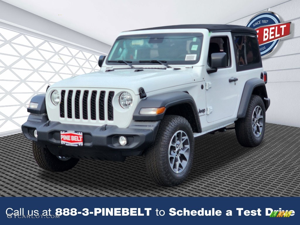 2024 Wrangler Sport 4x4 - Bright White / Black photo #1