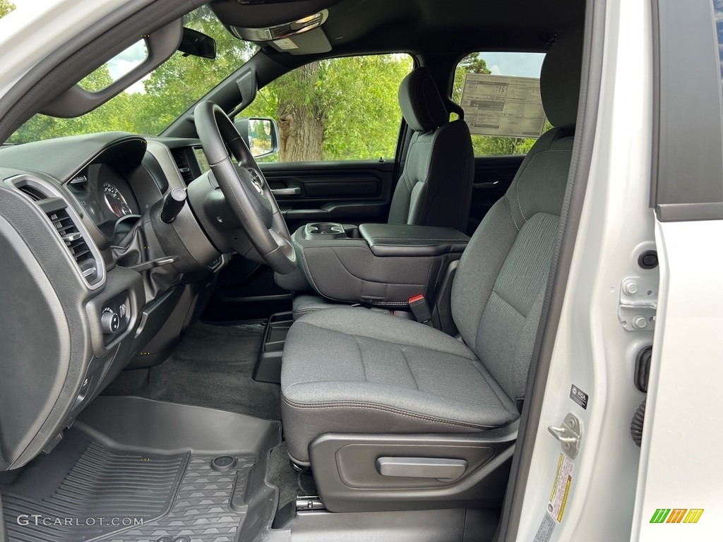 Black Interior 2023 Ram 1500 Tradesman Quad Cab 4x4 Photo #146450306