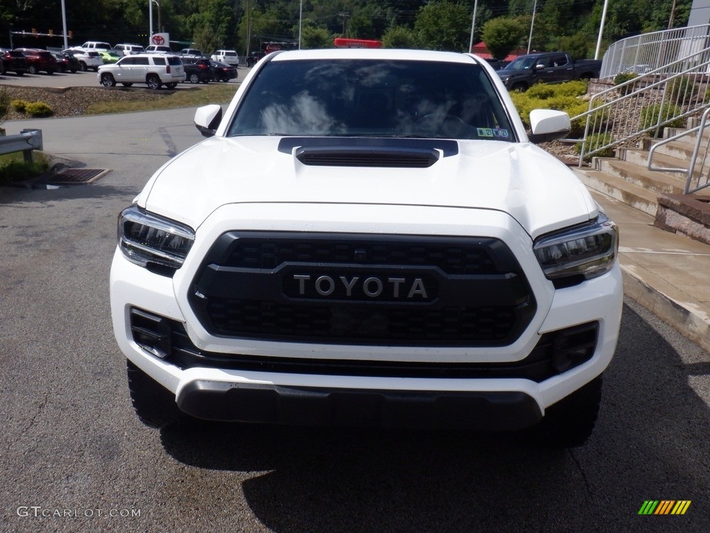 2021 Tacoma TRD Pro Double Cab 4x4 - Super White / Black photo #17