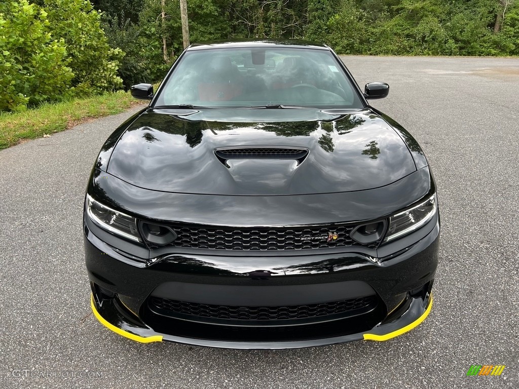 2023 Charger Scat Pack Plus - Pitch Black / Ruby Red/Black photo #3