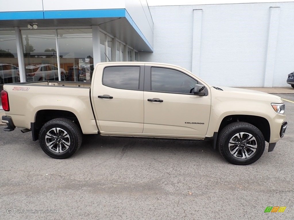 Sand Dune Metallic 2022 Chevrolet Colorado Z71 Crew Cab 4x4 Exterior Photo #146450809