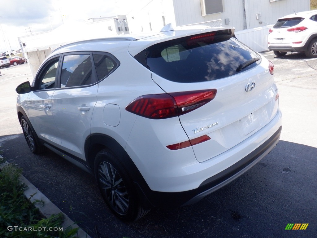 2020 Tucson SEL AWD - Cream White Pearl / Gray photo #5