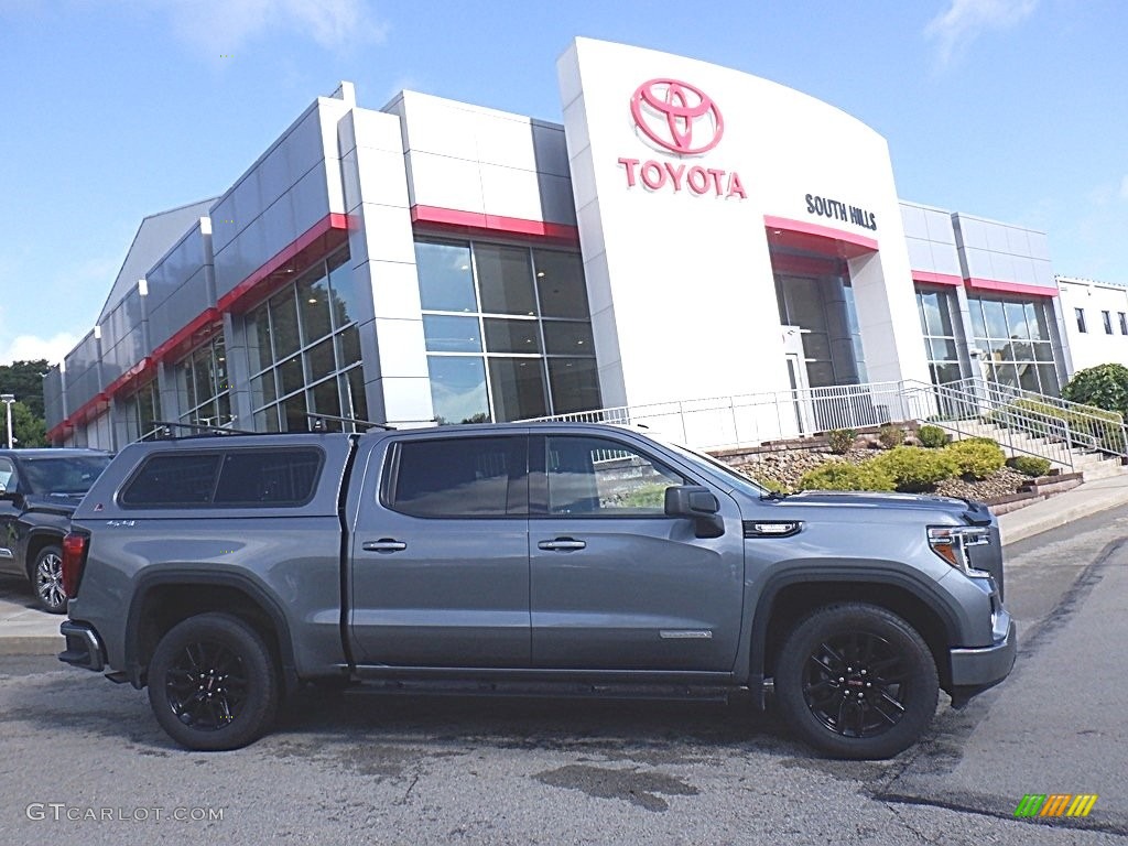2021 Sierra 1500 Elevation Crew Cab 4WD - Satin Steel Metallic / Jet Black photo #2