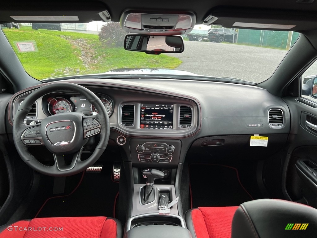 2023 Charger Scat Pack Plus - Pitch Black / Ruby Red/Black photo #18