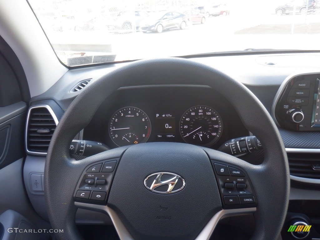 2020 Tucson SEL AWD - Cream White Pearl / Gray photo #21