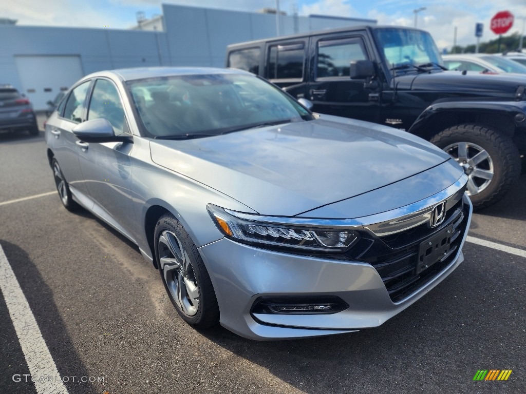 2018 Accord EX-L Sedan - Lunar Silver Metallic / Black photo #1