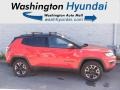 2018 Spitfire Orange Jeep Compass Trailhawk 4x4  photo #2