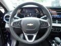 Jet Black Steering Wheel Photo for 2024 Chevrolet Trax #146451916