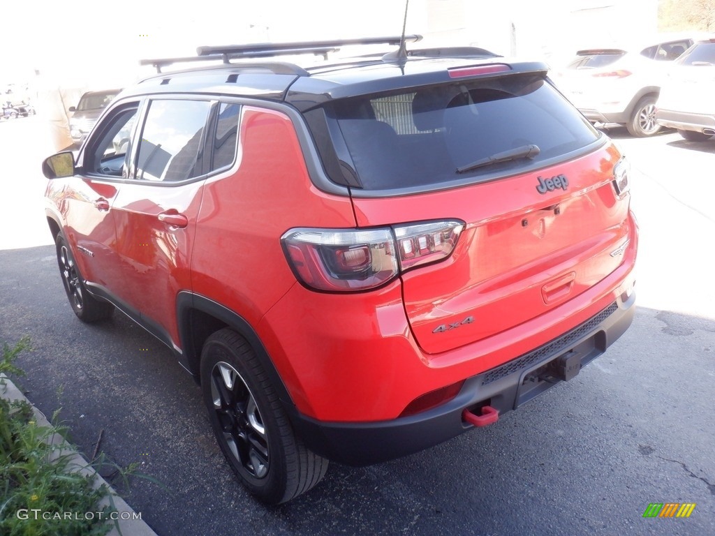 2018 Compass Trailhawk 4x4 - Spitfire Orange / Black/Ruby Red photo #8