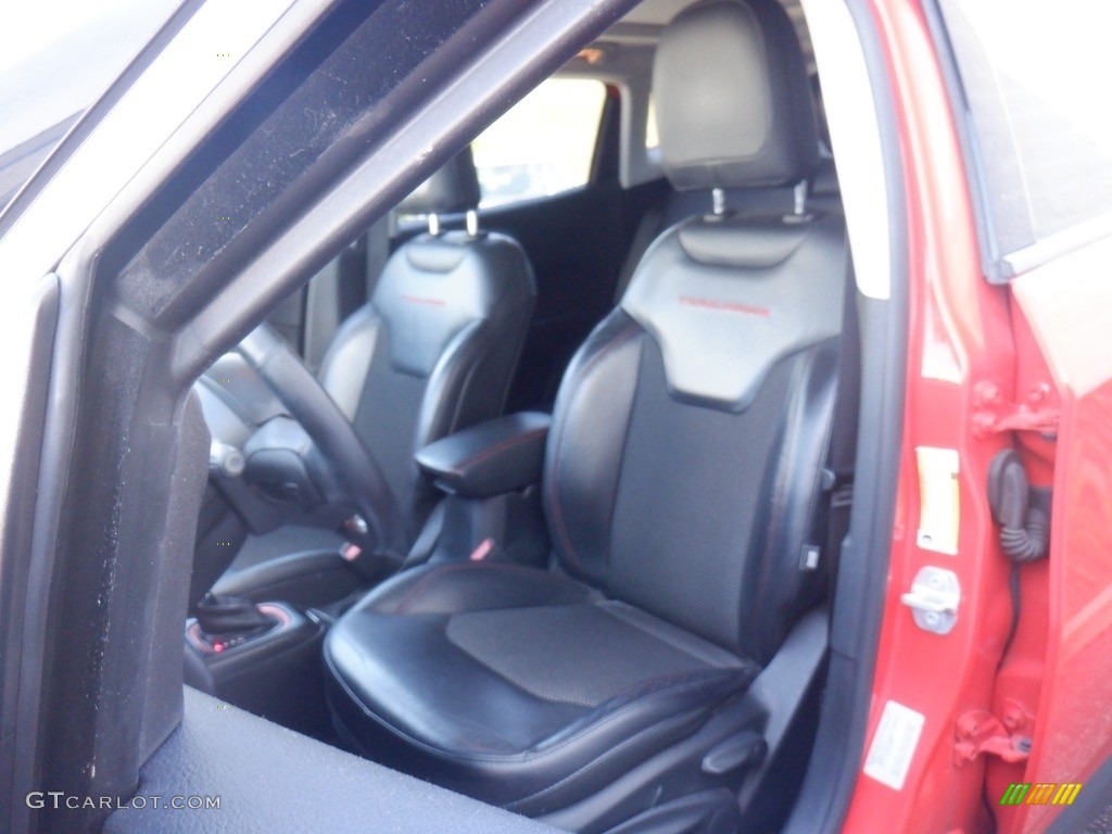 2018 Compass Trailhawk 4x4 - Spitfire Orange / Black/Ruby Red photo #16