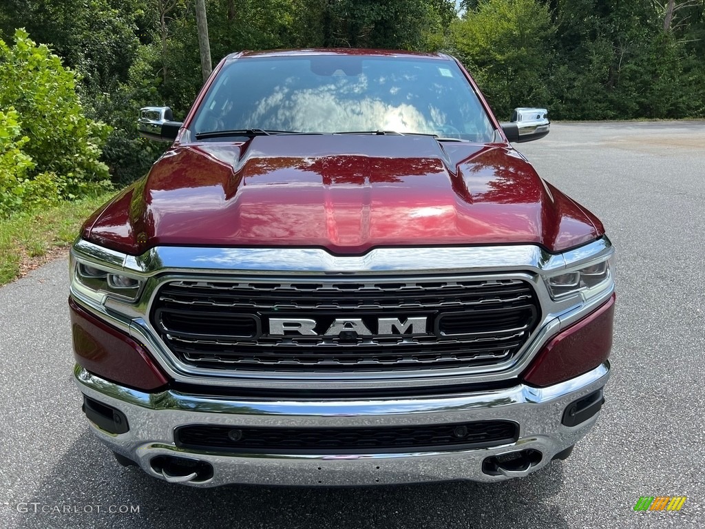 2023 1500 Limited Crew Cab 4x4 - Delmonico Red Pearl / Black photo #3