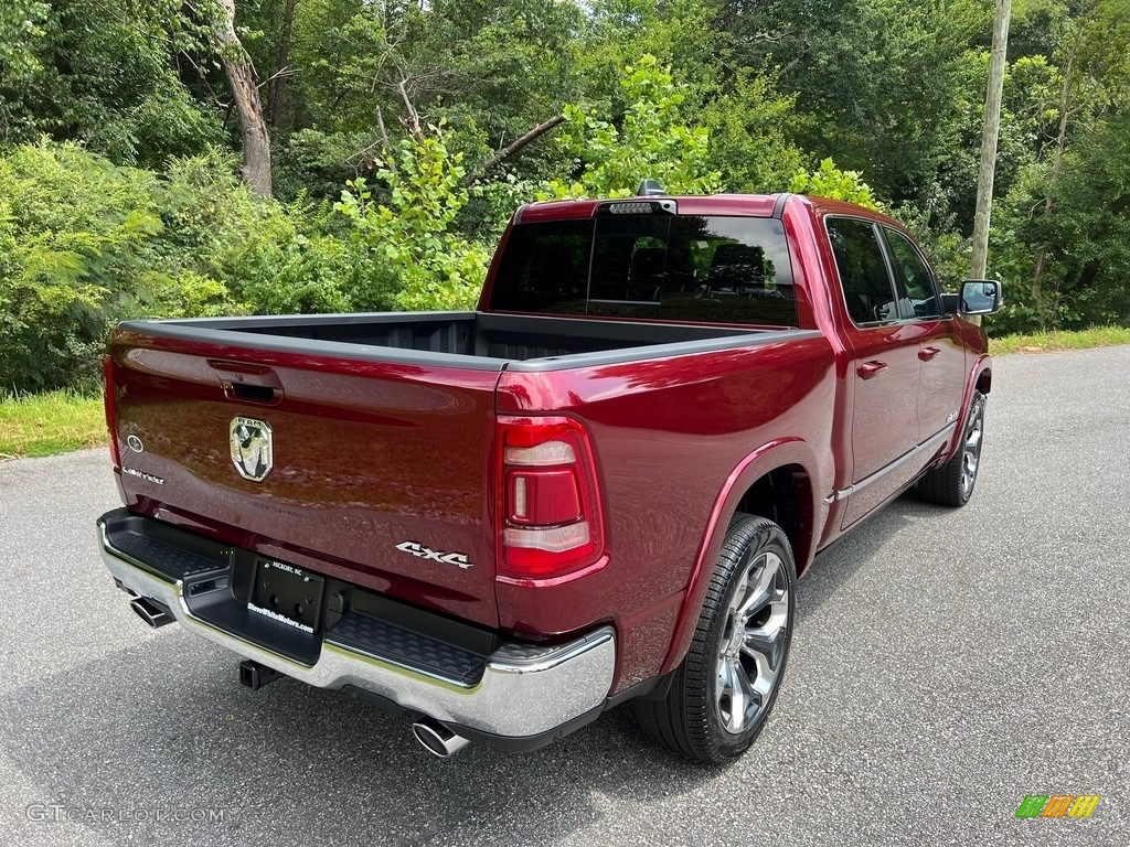 2023 1500 Limited Crew Cab 4x4 - Delmonico Red Pearl / Black photo #6