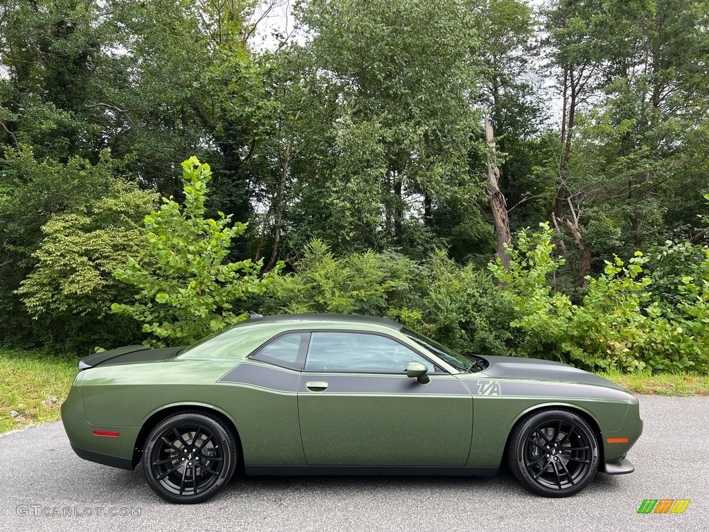 F8 Green 2022 Dodge Challenger T/A Exterior Photo #146452477