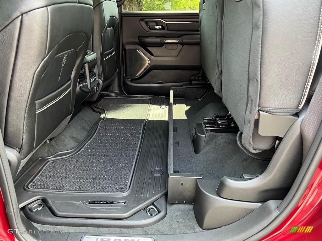 Black Interior 2023 Ram 1500 Limited Crew Cab 4x4 Photo #146452618