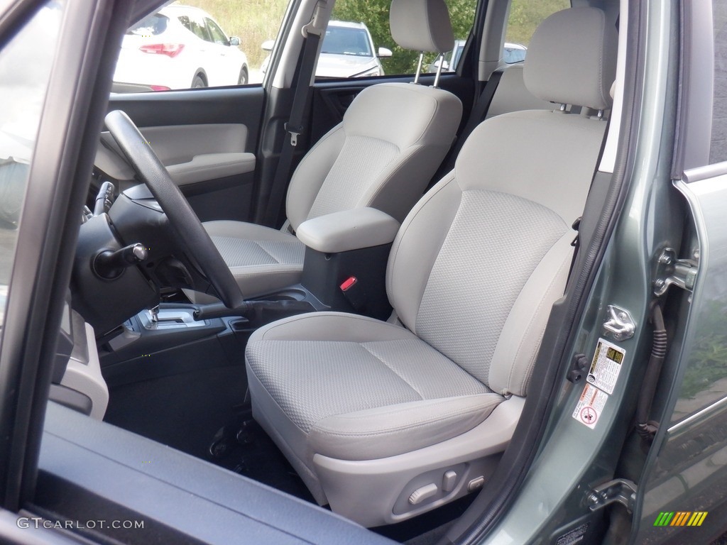 2015 Forester 2.5i Premium - Jasmine Green Metallic / Gray photo #12