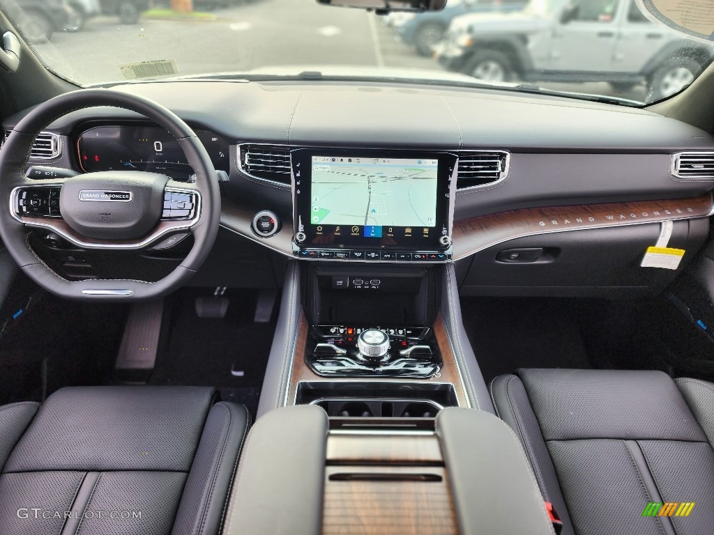 2023 Jeep Grand Wagoneer 4x4 Global Black Dashboard Photo #146452840