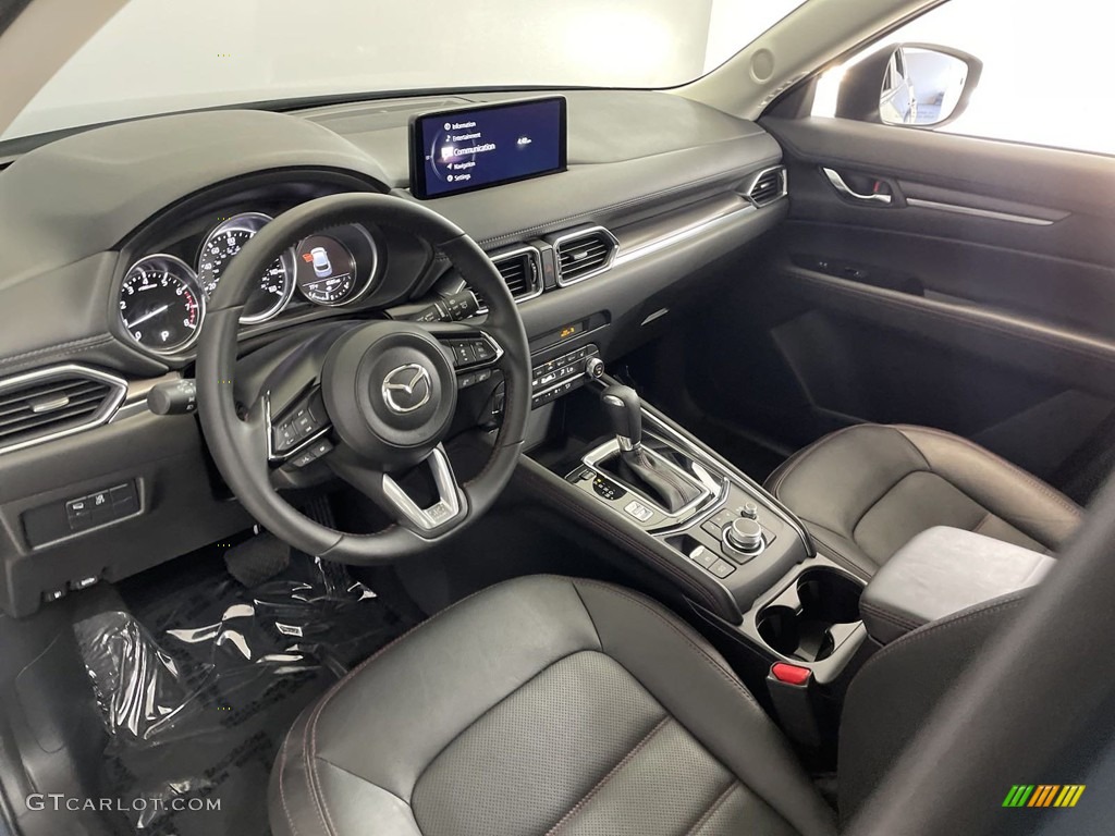 Black Interior 2022 Mazda CX-5 S Carbon Edition AWD Photo #146453088