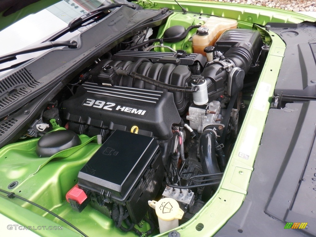 2011 Challenger SRT8 392 - Green with Envy / Dark Slate Gray photo #5